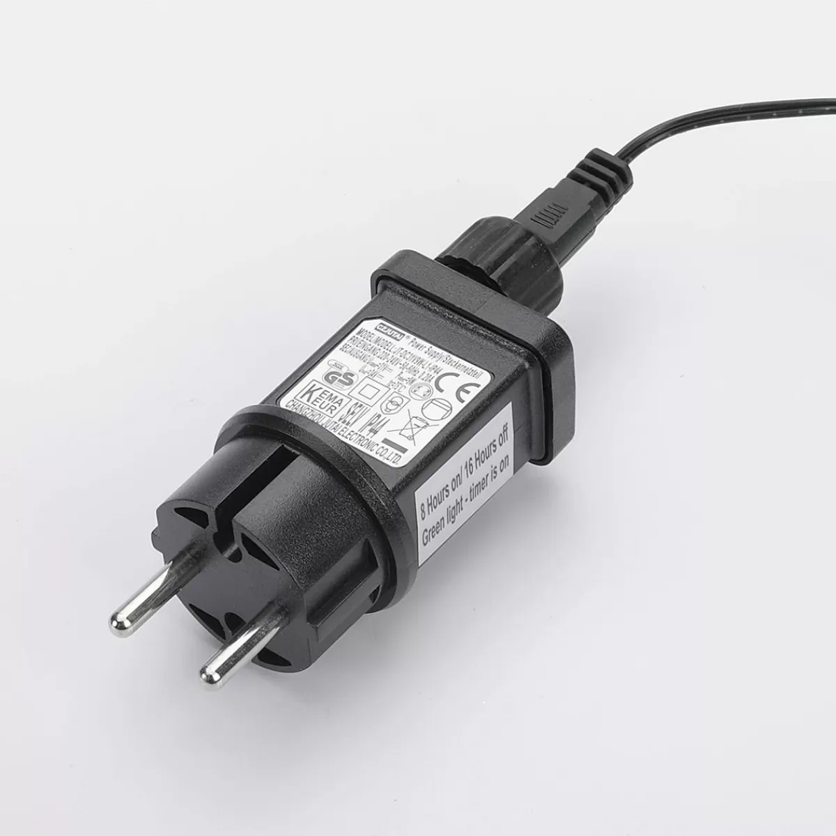 DecoWoerner 3in1 Light Chain: Colourful, Warm Yellow Or Alternating Flashing LED Light Chain With Timer, For Outside, 16 M