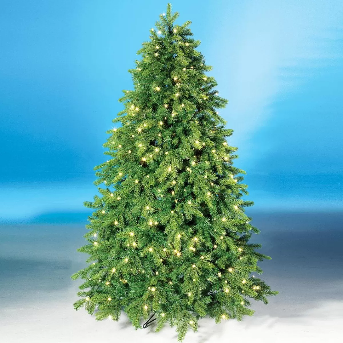 DecoWoerner Artificial Christmas Tree Nordmann Fir With LED 180 Cm