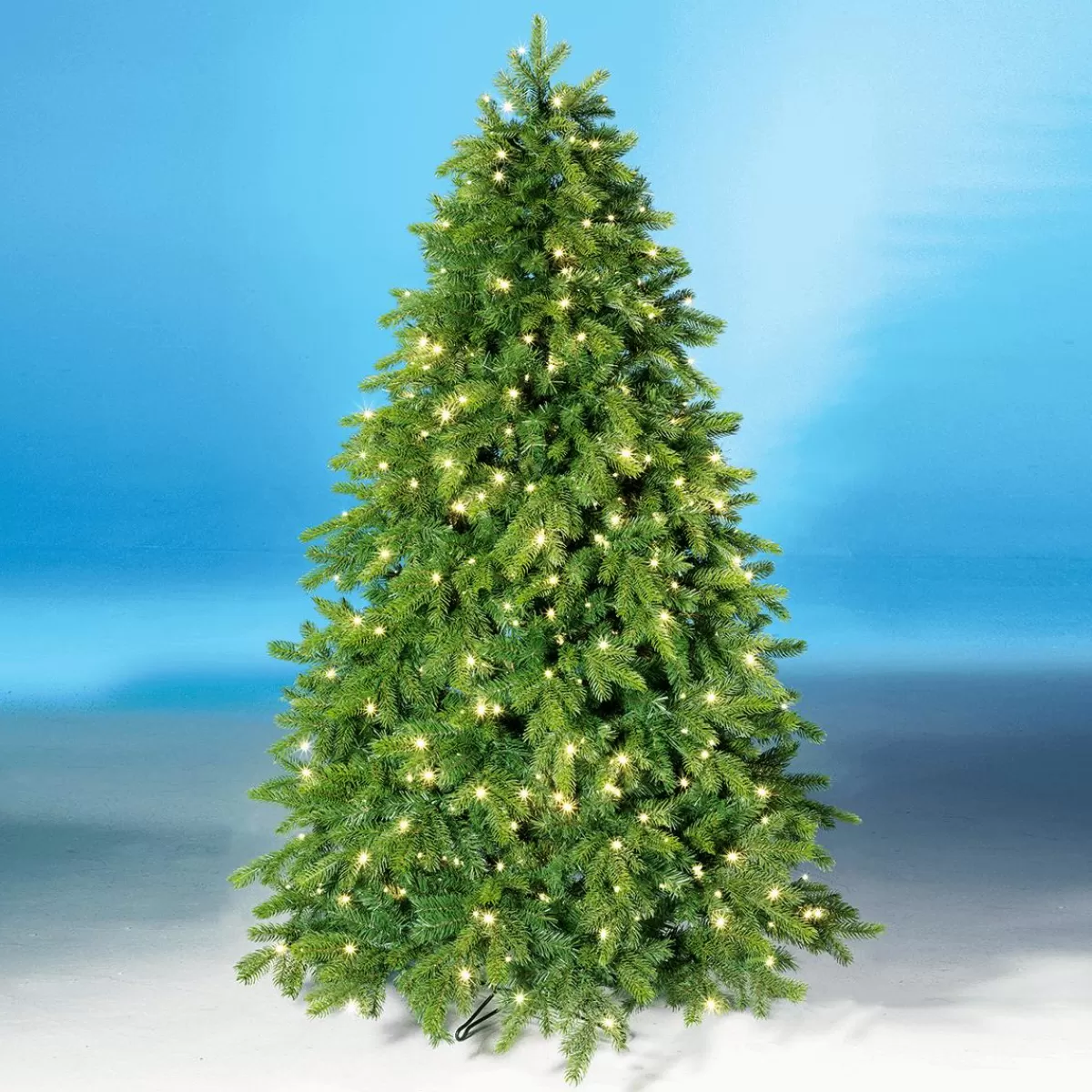 DecoWoerner Artificial Christmas Tree Nordmann Fir With LED 180 Cm