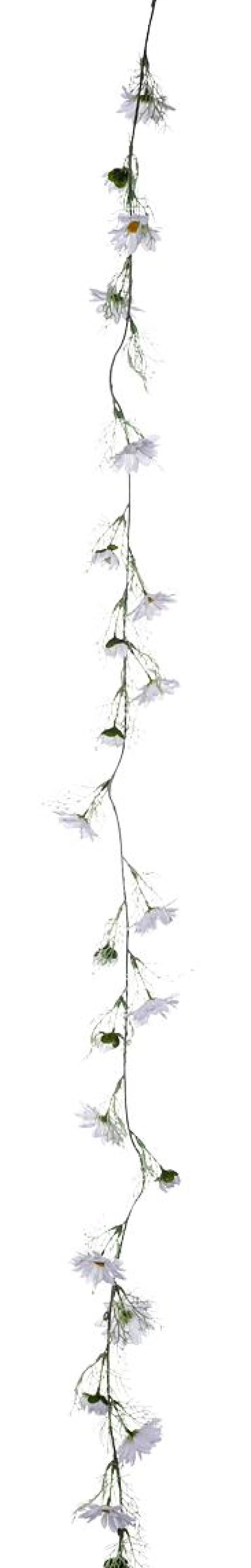 DecoWoerner Artificial Daisy Garland Artificial Vine 14 X 180 X 8 Cm (W X L X H)