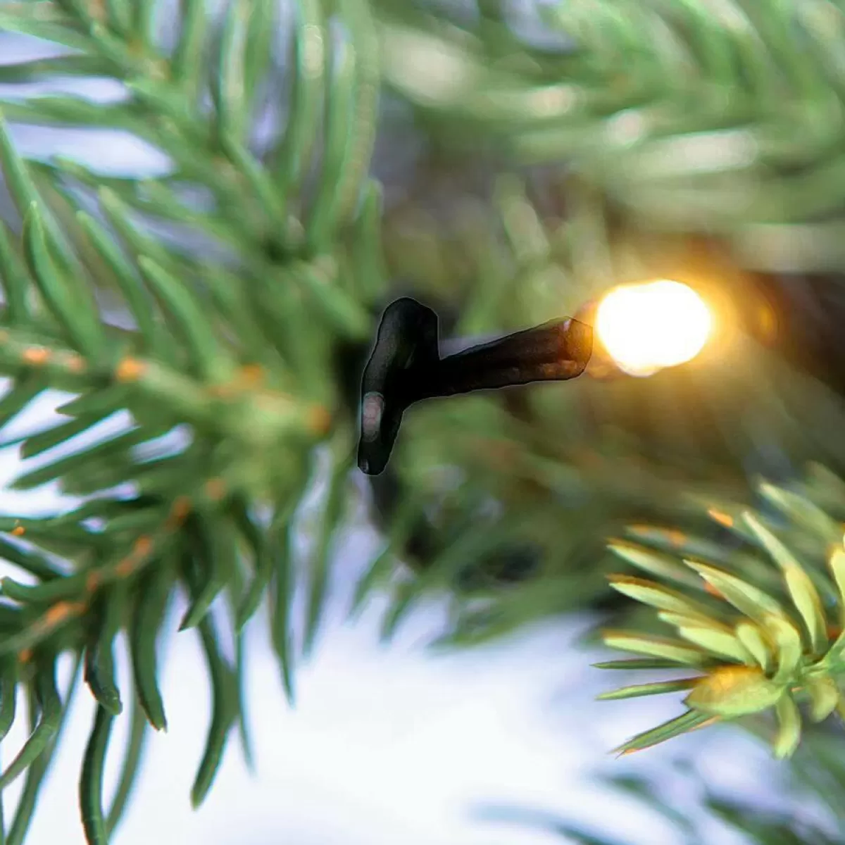 DecoWoerner Artificial Injection Moulded Christmas Tree Norway Spruce With LED 180 Cm