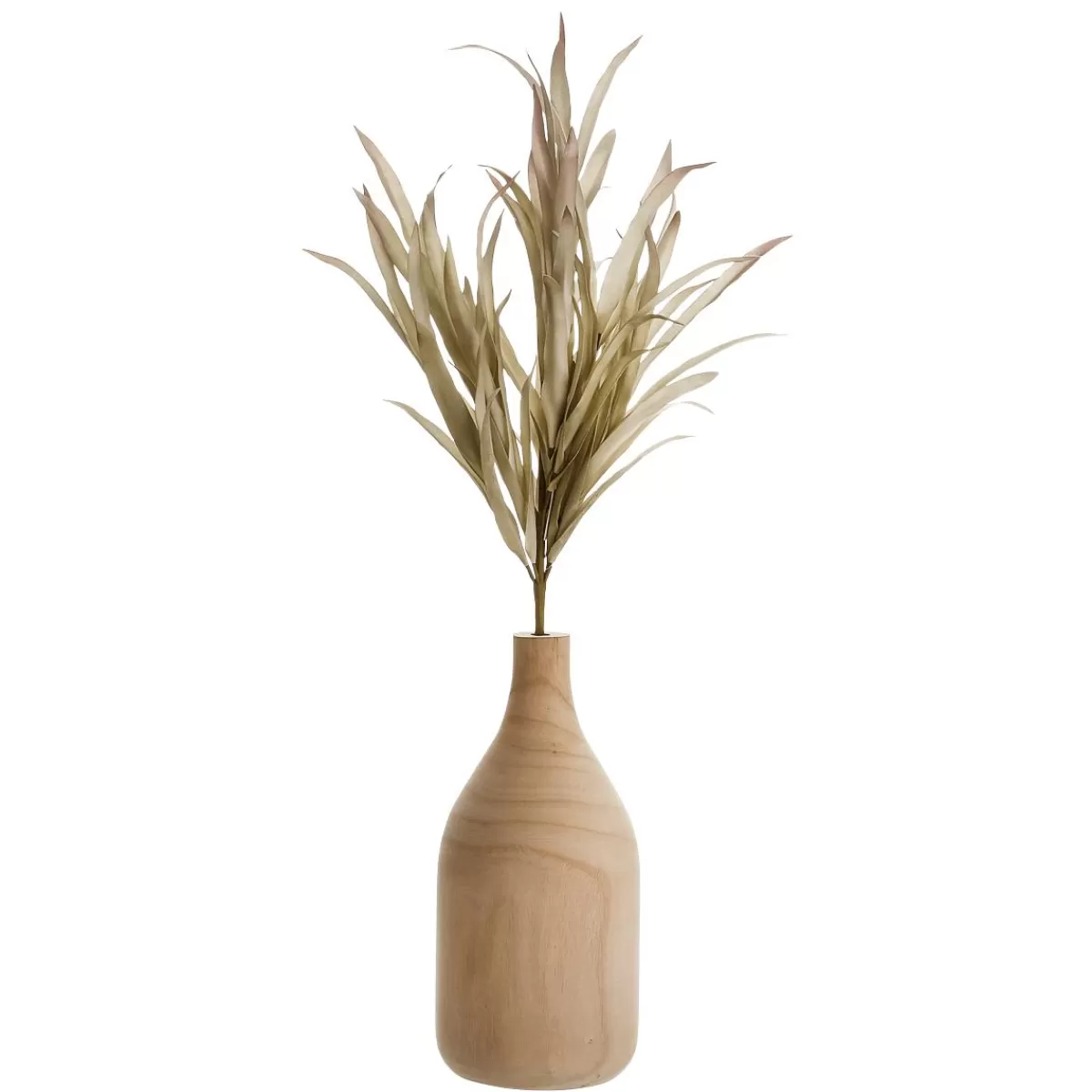 DecoWoerner Artificial Willow Branch With Long Leaves 2 Pieces, 62 Cm Light