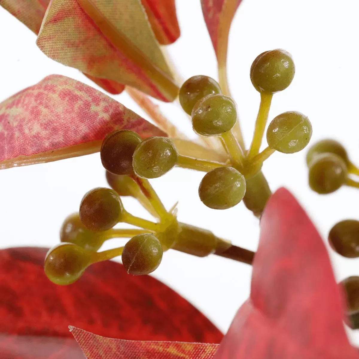 DecoWoerner Autumn Foliage Branch With Berries 114 Cm Leaf Branch With Berries 114cmLeaf Branch With Berries 114cmLeafy Branch With Berries 114cm