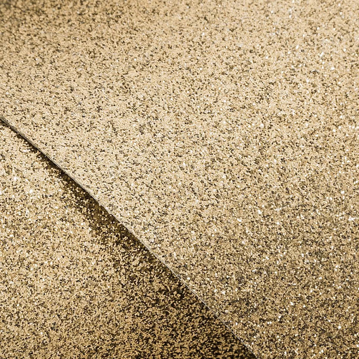 DecoWoerner Champagne-coloured Glitter Adhesive Film 50 Cm X 5 M Roll