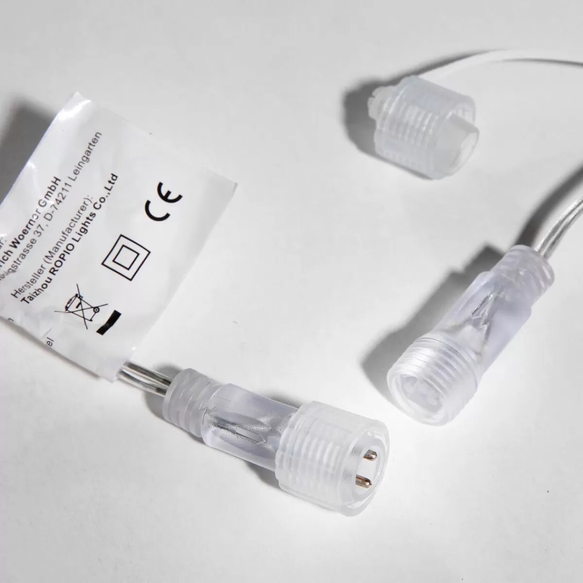 DecoWoerner Connection Cable For LED Products System IP 20, Clear