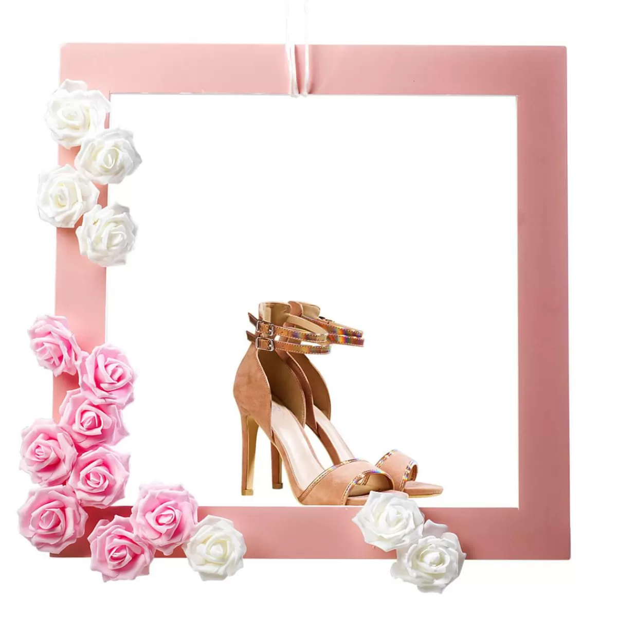 DecoWoerner Deco Frame Incl. Panel 50 X 50 Cm /pastel Yellow