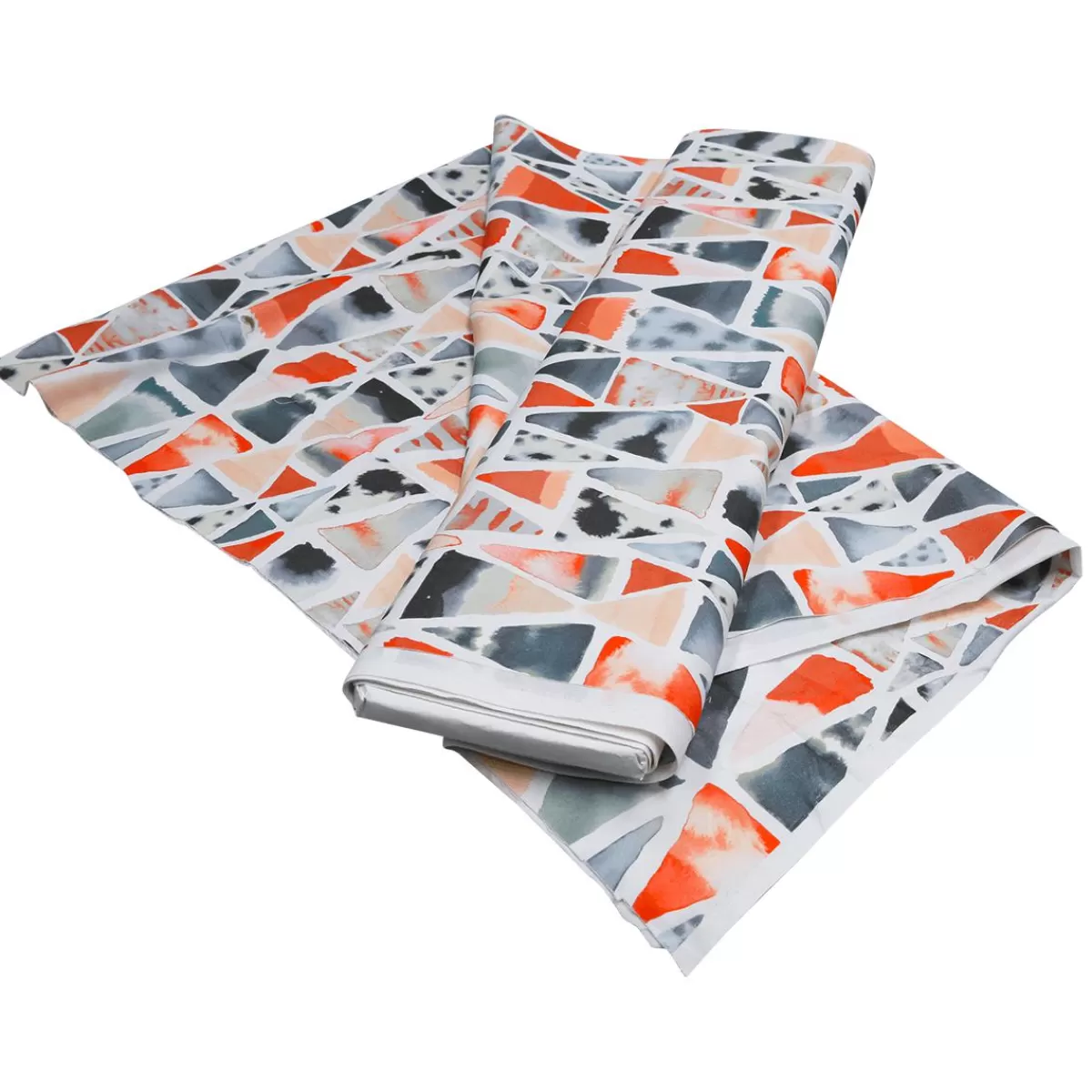 DecoWoerner Decoration Fabric "Triangle" Triangles 140 Cm Wide