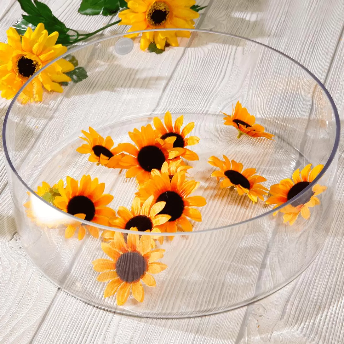 DecoWoerner Decoration Flowers Sunflowers, Pack Of 24 Pieces