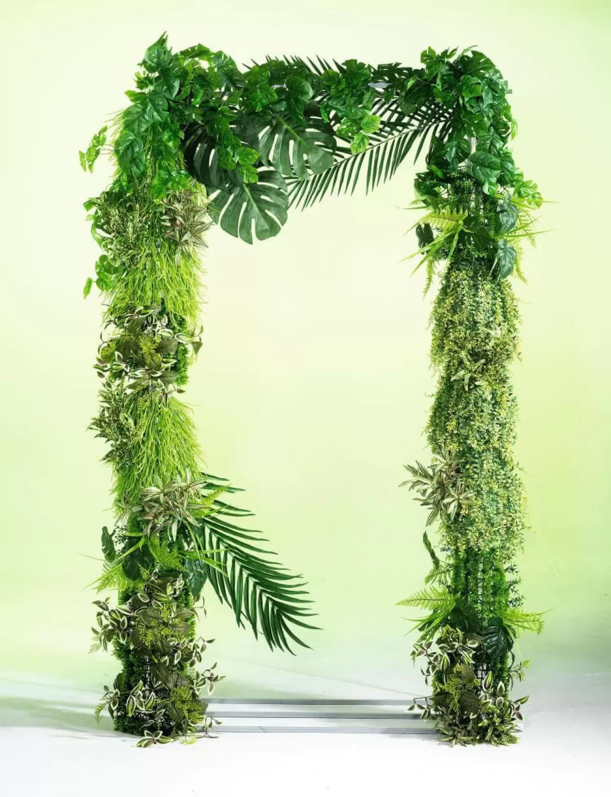DecoWoerner Decorative Areca Palm Leaf, Length 58 Cm, 3 Pcs