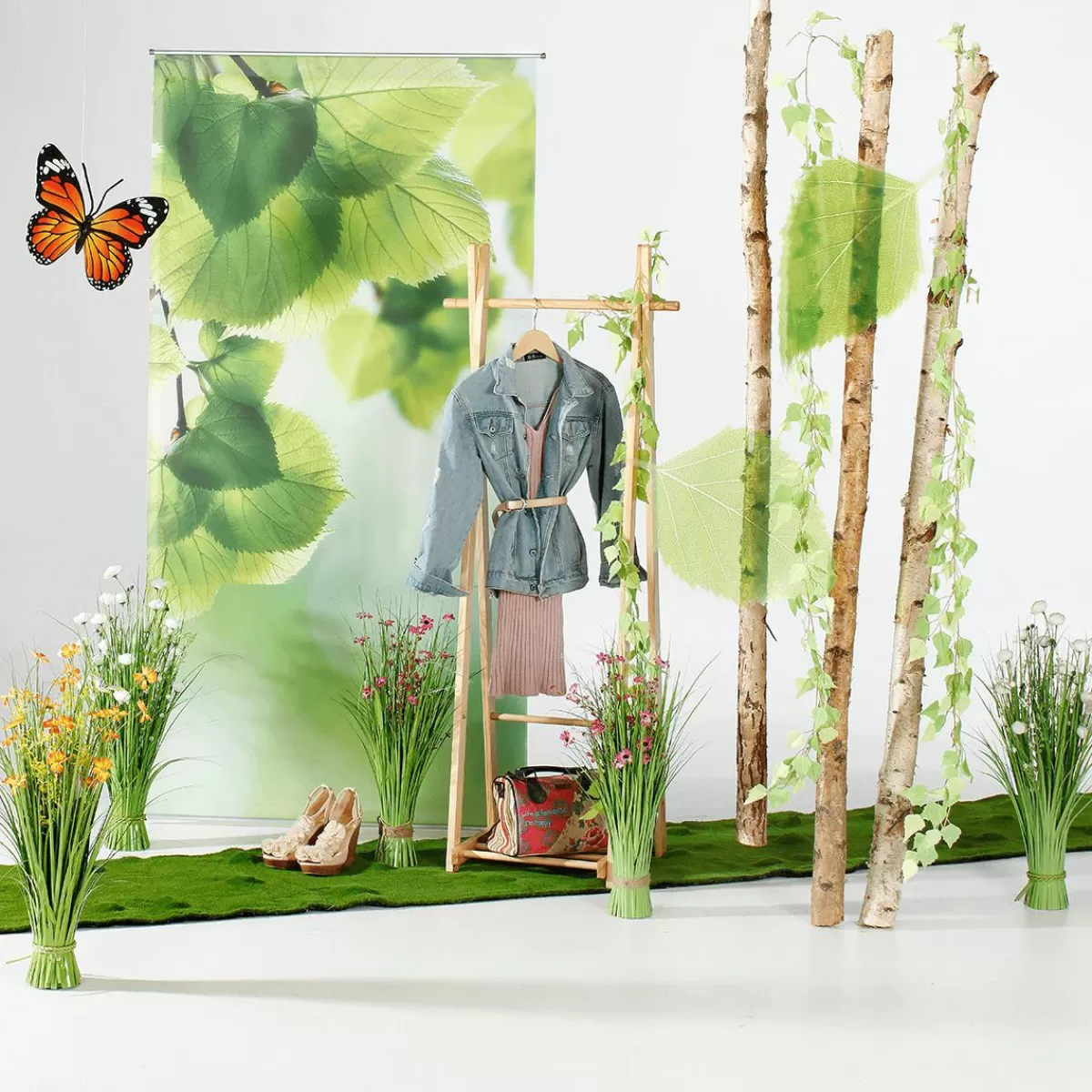DecoWoerner Decorative Butterflies 40 Cm 3 Pcs