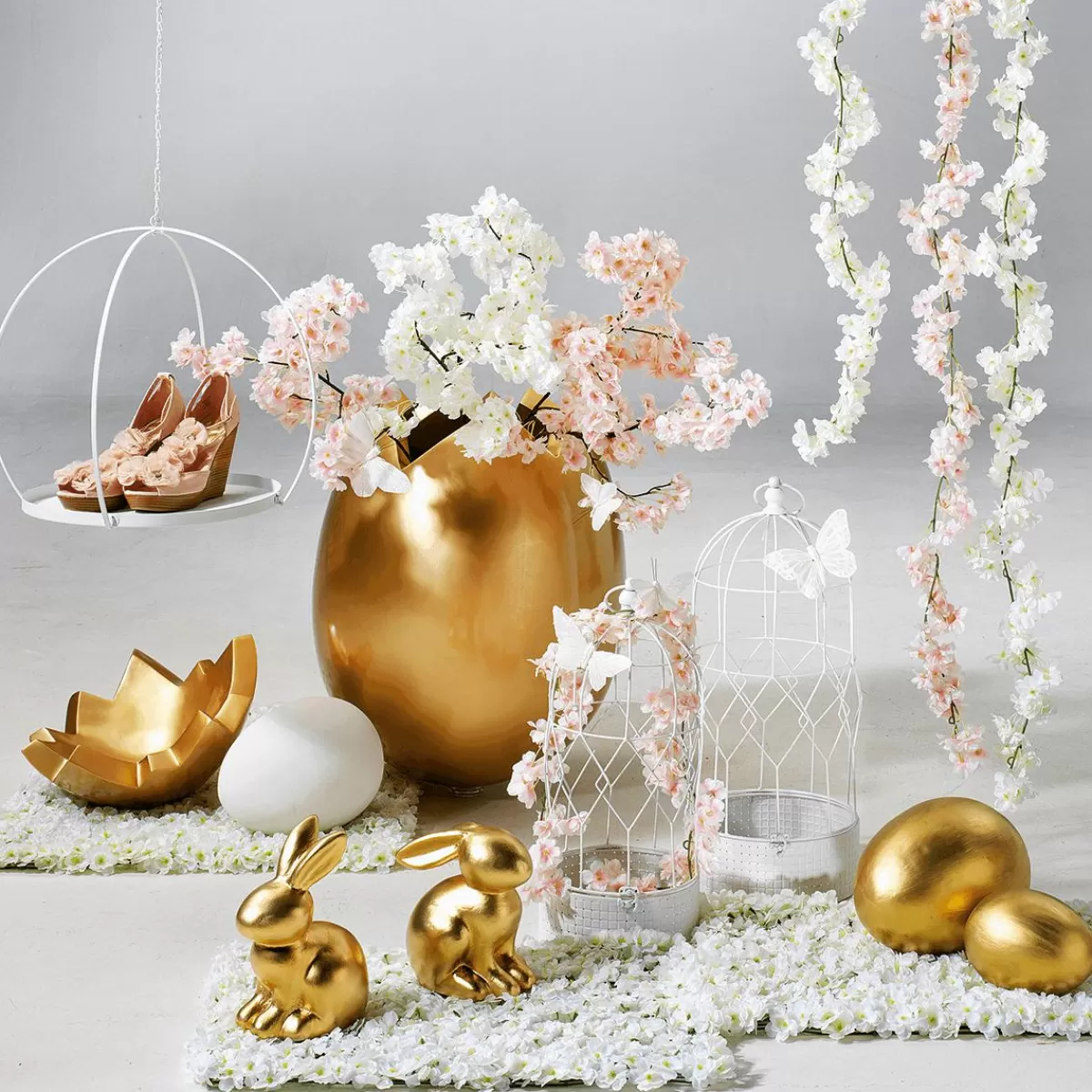 DecoWoerner Decorative Cherry Blossom Branch , 105 Cm
