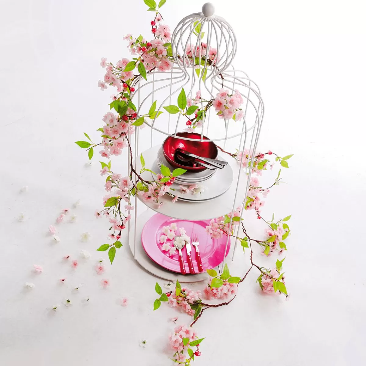 DecoWoerner Decorative Cherry Blossoms For Scattering,
