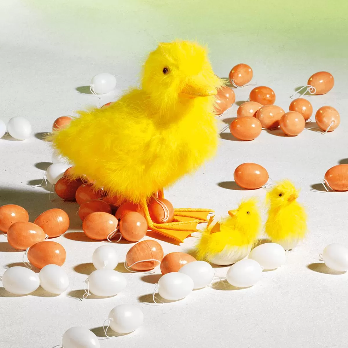 DecoWoerner Decorative Easter Eggs For Hanging 6 Cm, , 24 Pcs