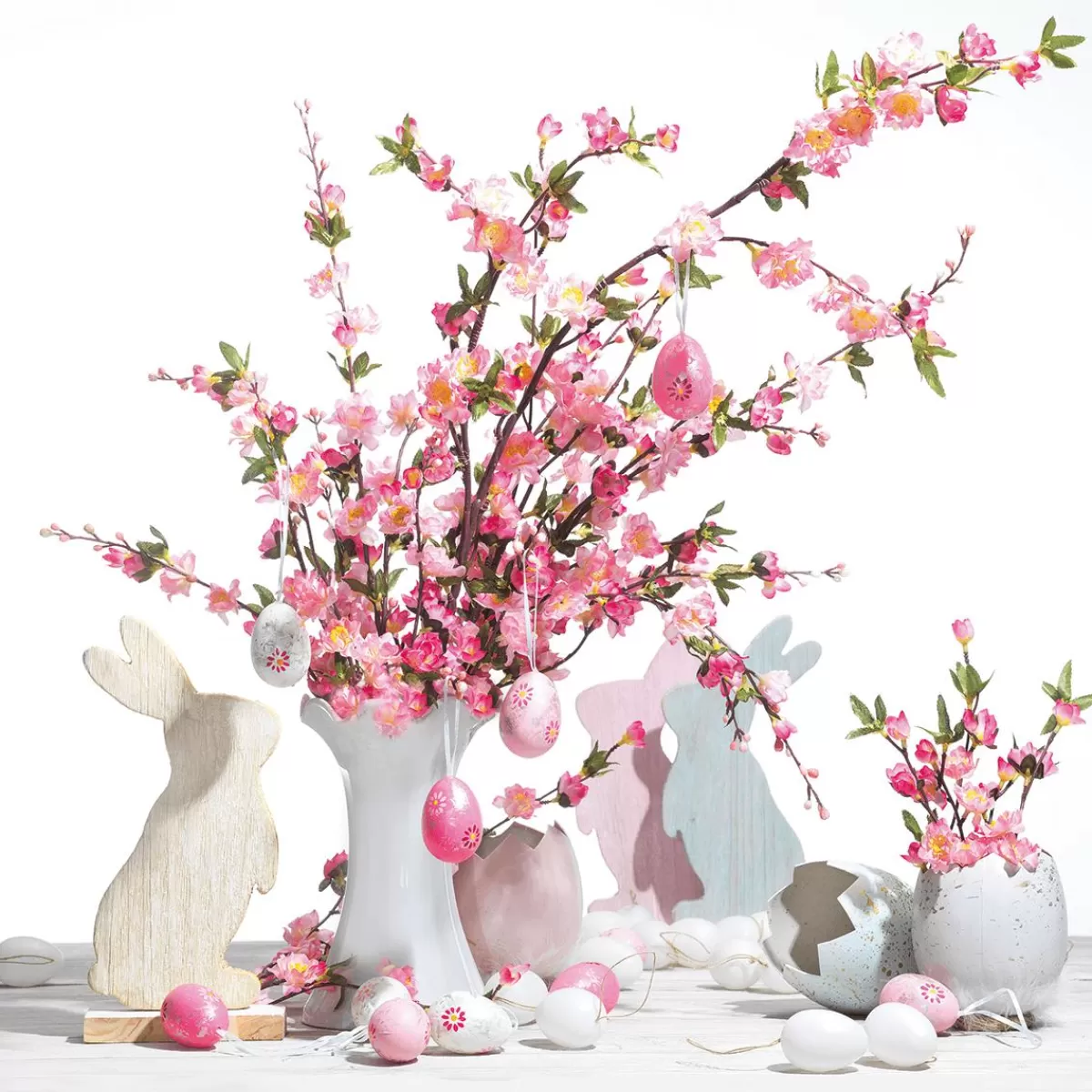DecoWoerner Decorative Easter Eggs For Hanging 6 Cm, , 24 Pcs