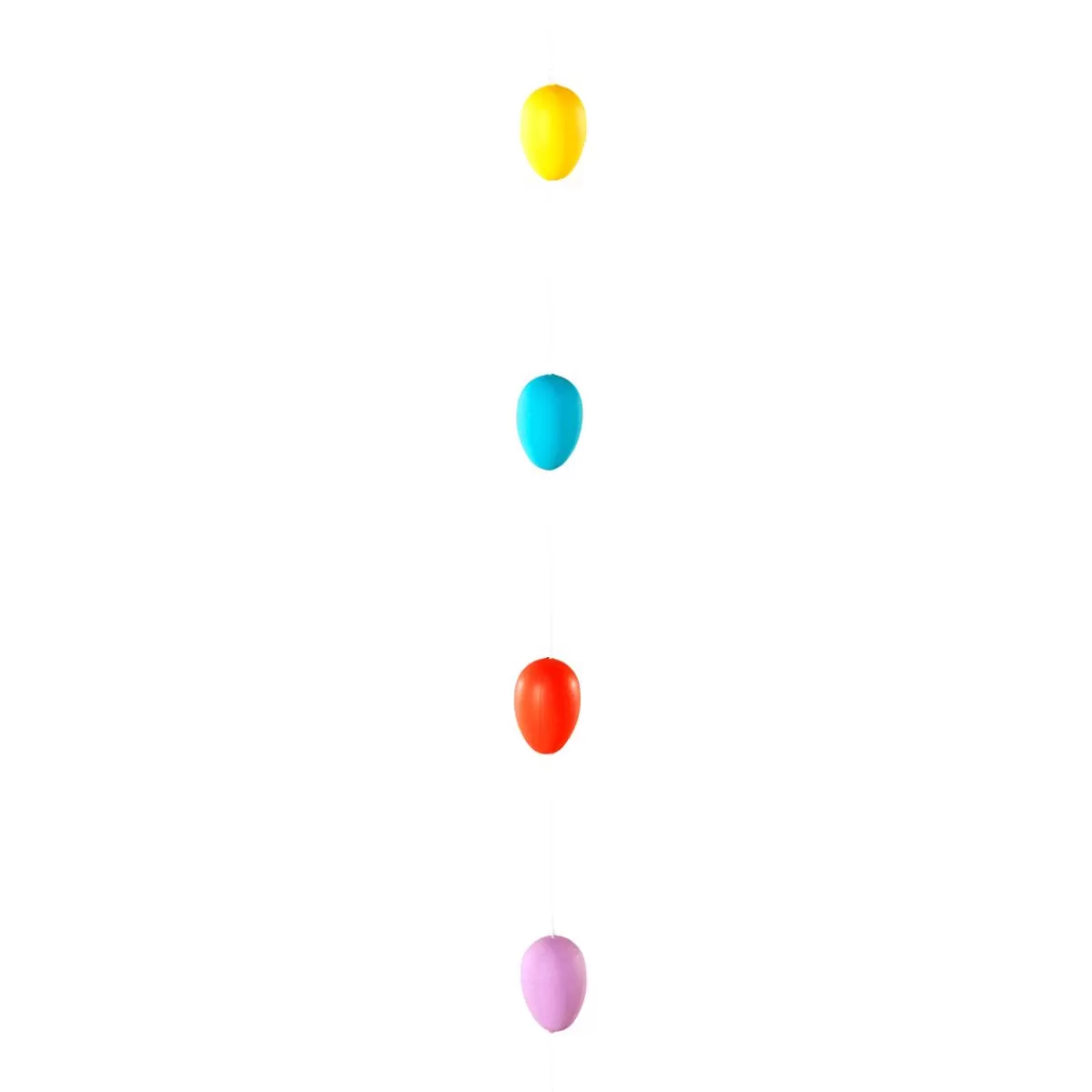 DecoWoerner Decorative Easter Eggs String Colourful Uni 160 Cm