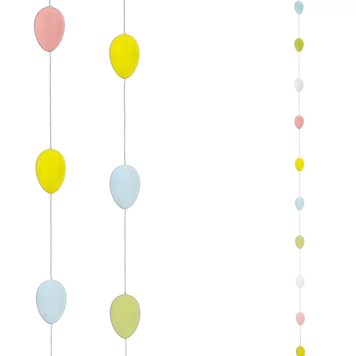 DecoWoerner Decorative Easter Eggs String Pastel 160 Cm
