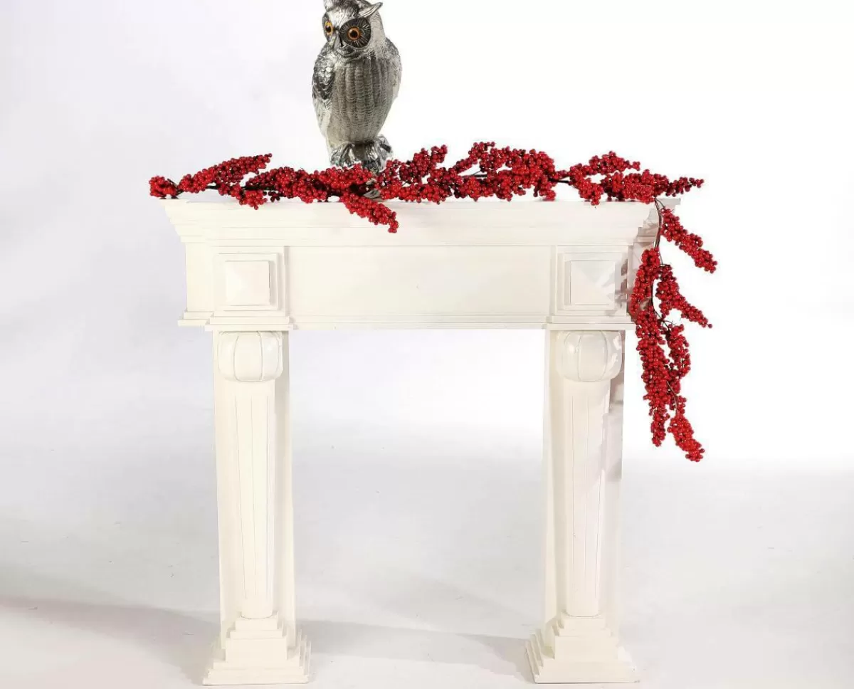 DecoWoerner Decorative Figure Owl 43 Cm Champagne Colour