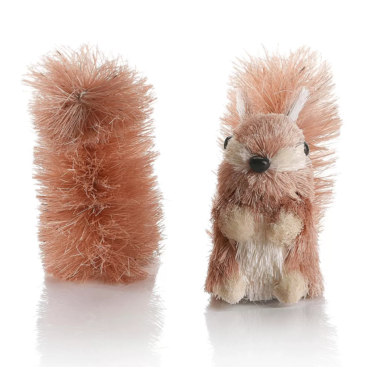 DecoWoerner Decorative Figure Squirrel Set Of 2, 11 Cm High