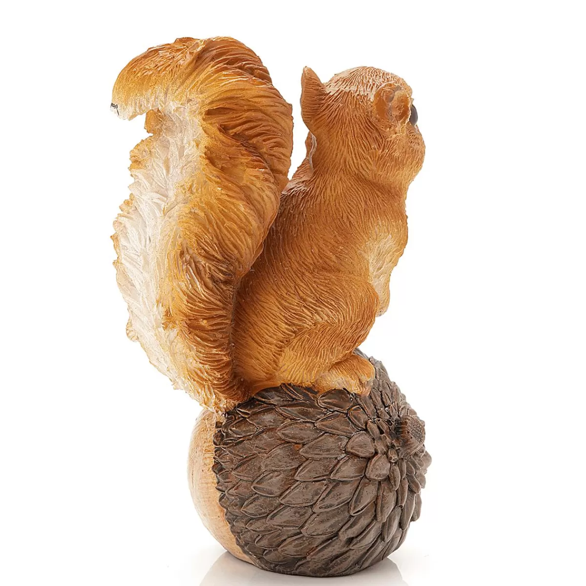 DecoWoerner Decorative Figure Squirrel With Acorn 13 X 9 X 6 Cm (H X W X D)