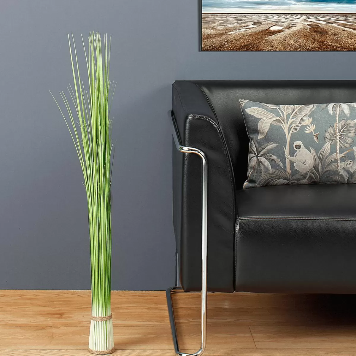 DecoWoerner Decorative Grass Bundle Extra Long, Length 90 Cm