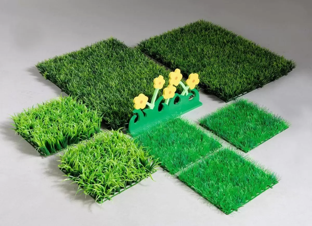 DecoWoerner Decorative Grass Panel 60 X 40 Cm