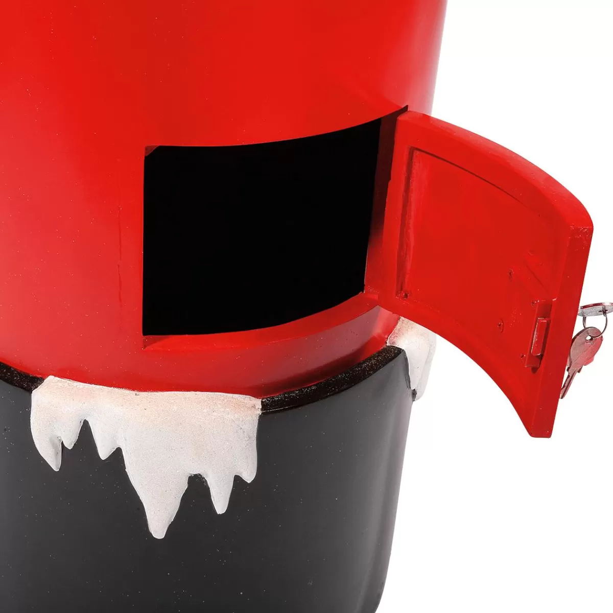 DecoWoerner Decorative Mailbox Santa Claus, Height 100 Cm