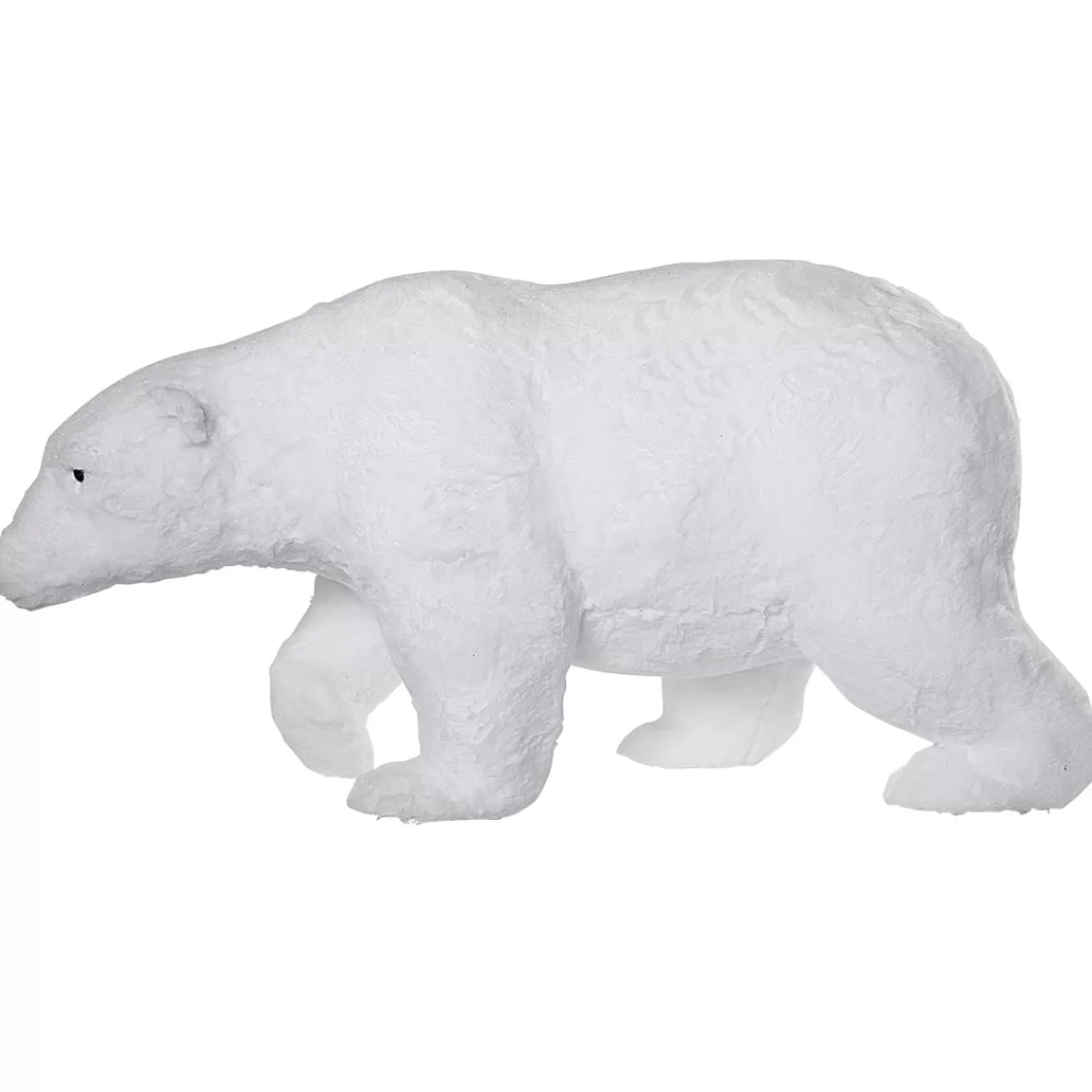 DecoWoerner Decorative Plush Polar Bear Height 44 Cm