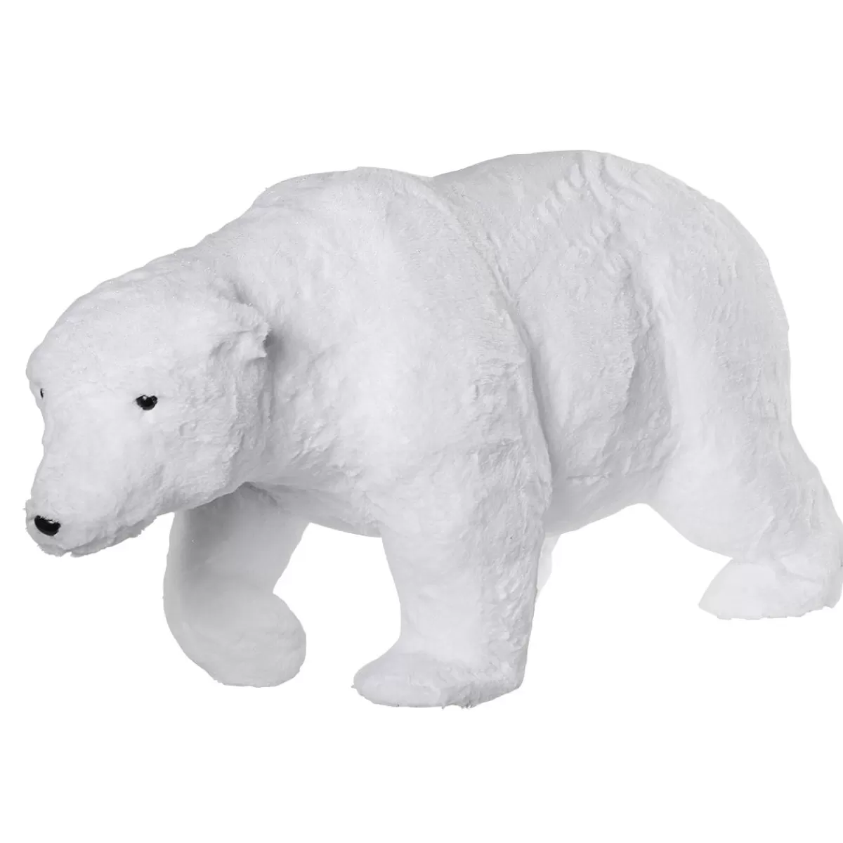 DecoWoerner Decorative Plush Polar Bear Height 44 Cm