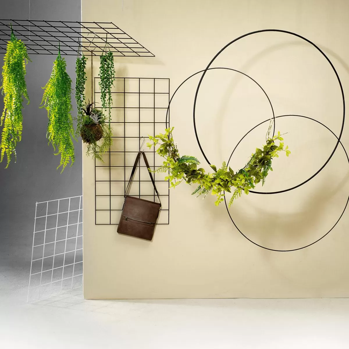 DecoWoerner Decorative Ring Made Of Metal, Ø 80 Cm