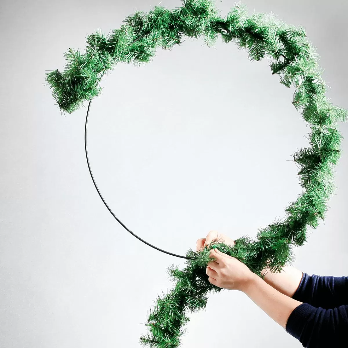 DecoWoerner Decorative Ring Made Of Metal, Ø 80 Cm