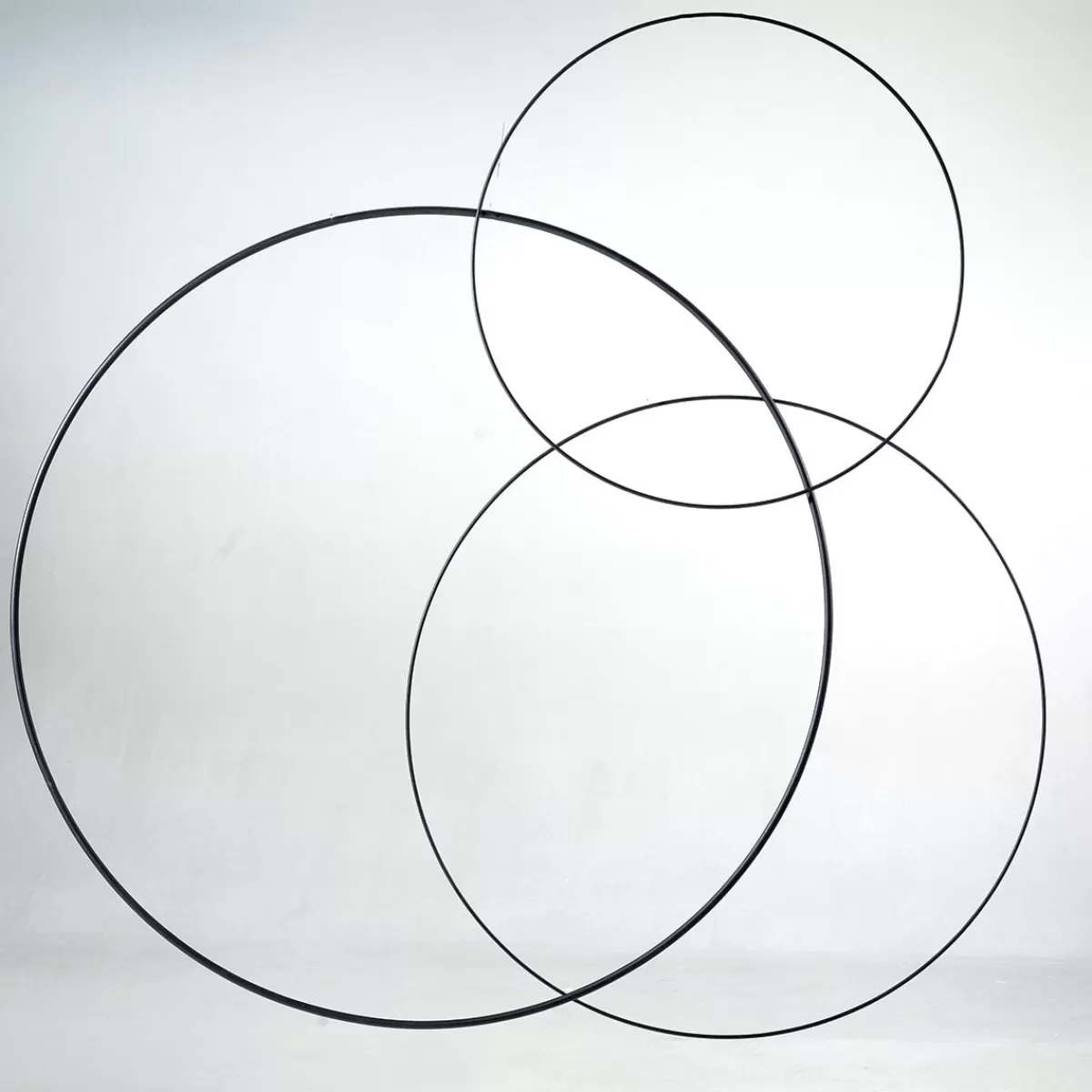 DecoWoerner Decorative Ring Made Of Metal, Ø 80 Cm