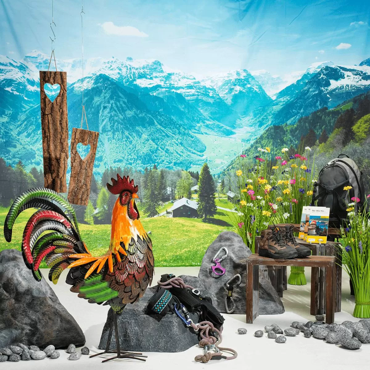 DecoWoerner Decorative Rocks Weather-proof, 65 X 76 Cm