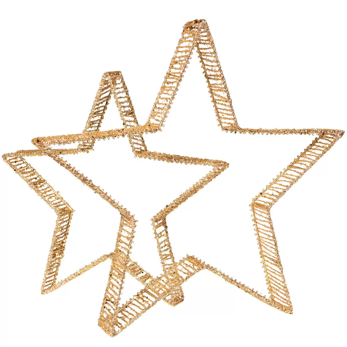 DecoWoerner Decorative Stars 2 Pcs Ø 40-50 Cm