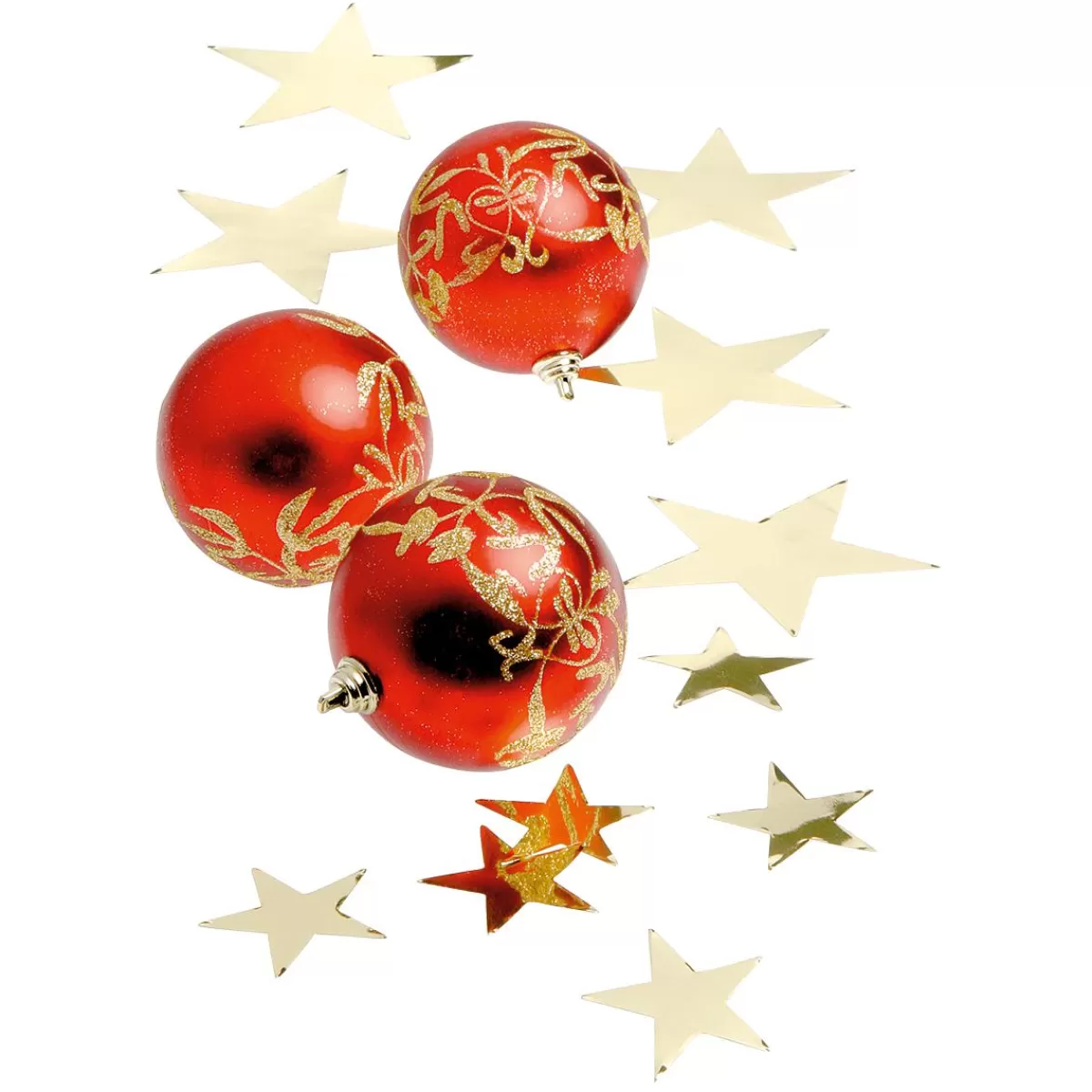 DecoWoerner Decorative Stars For Scattering , Ø 10 Cm, 25 Pcs