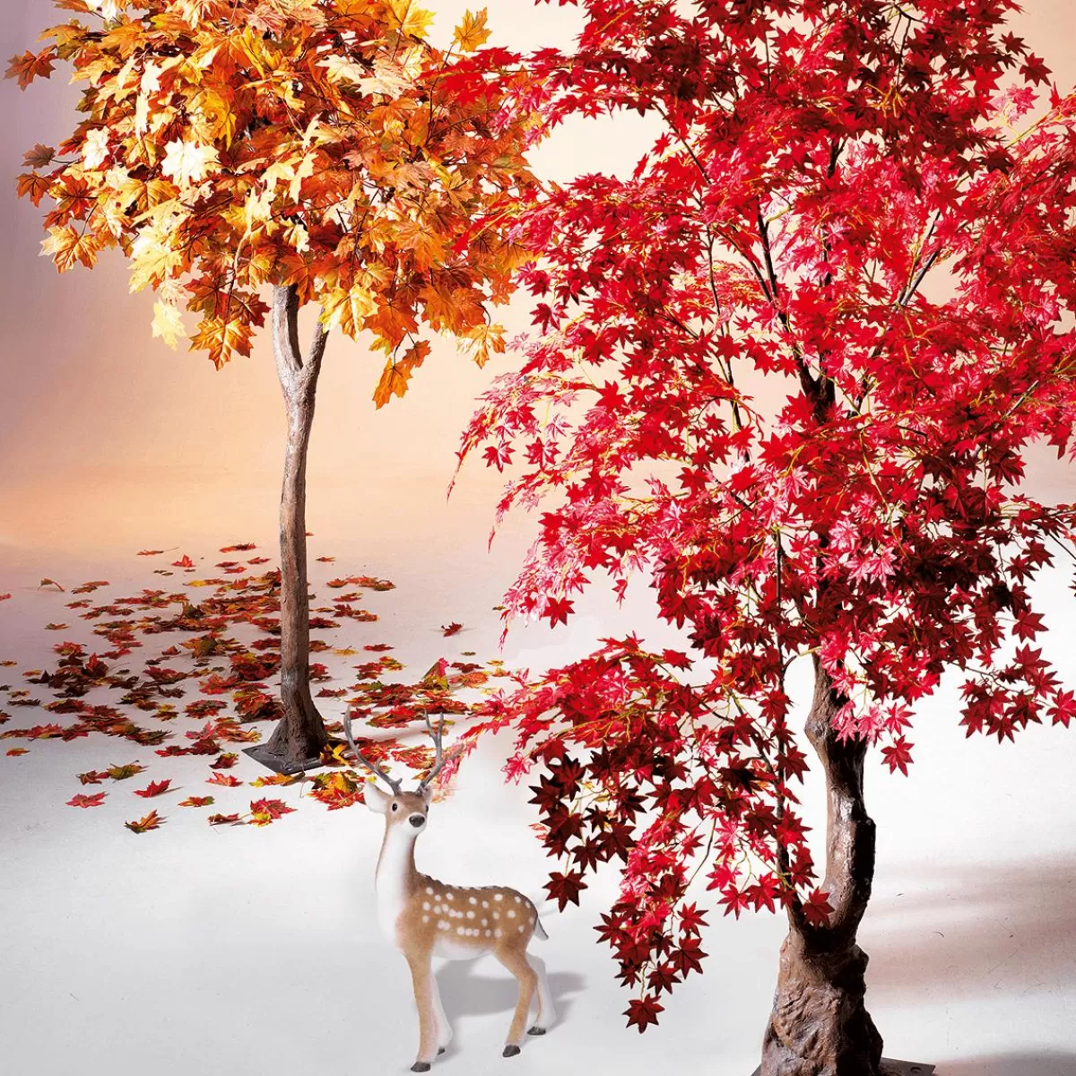DecoWoerner Deer Deco Figure Animal With Antlers 27 X 18 X 56 Cm