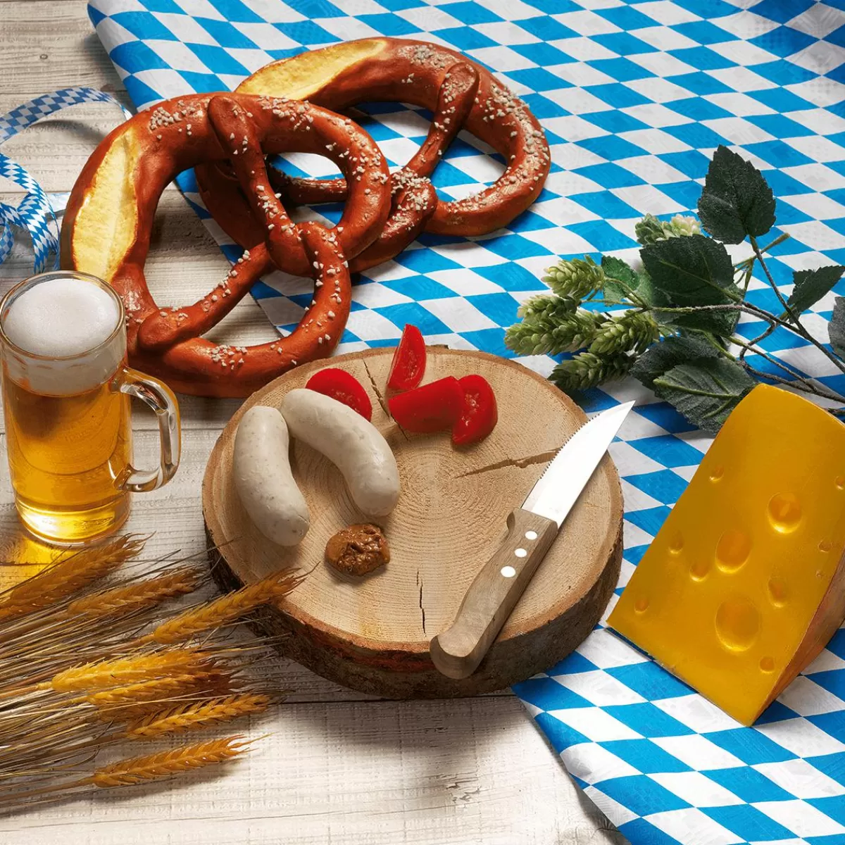 DecoWoerner Emmentaler Cheese Corners Food Replica, 2 Pcs