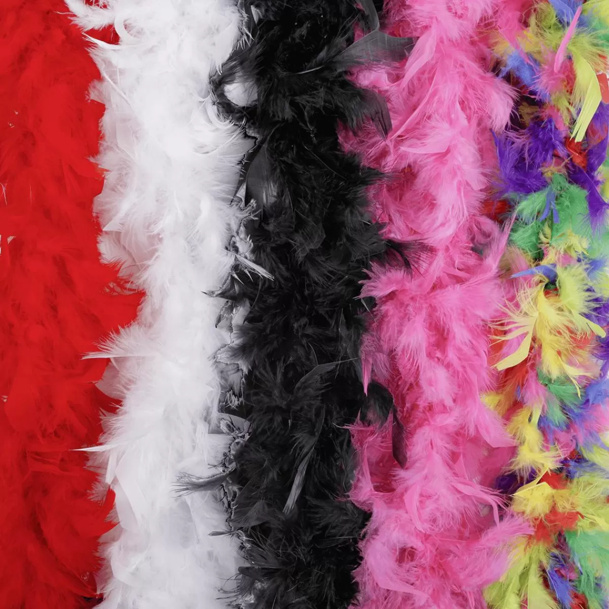 DecoWoerner Feather Boa, Colorful, 180 Cm