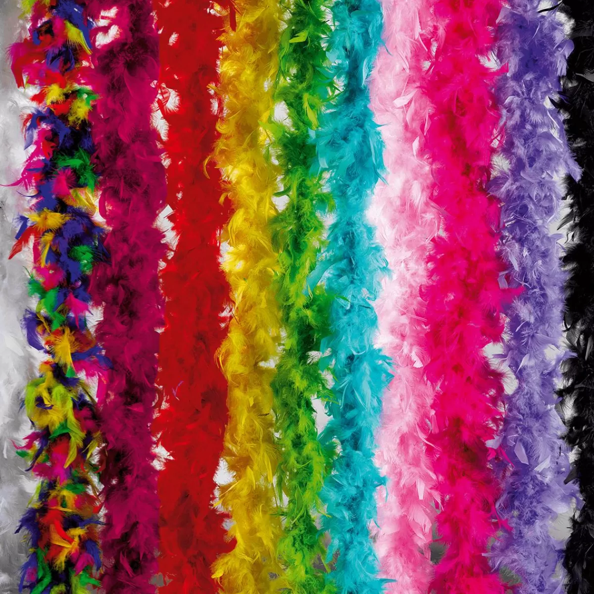 DecoWoerner Feather Boa, Colorful, 180 Cm