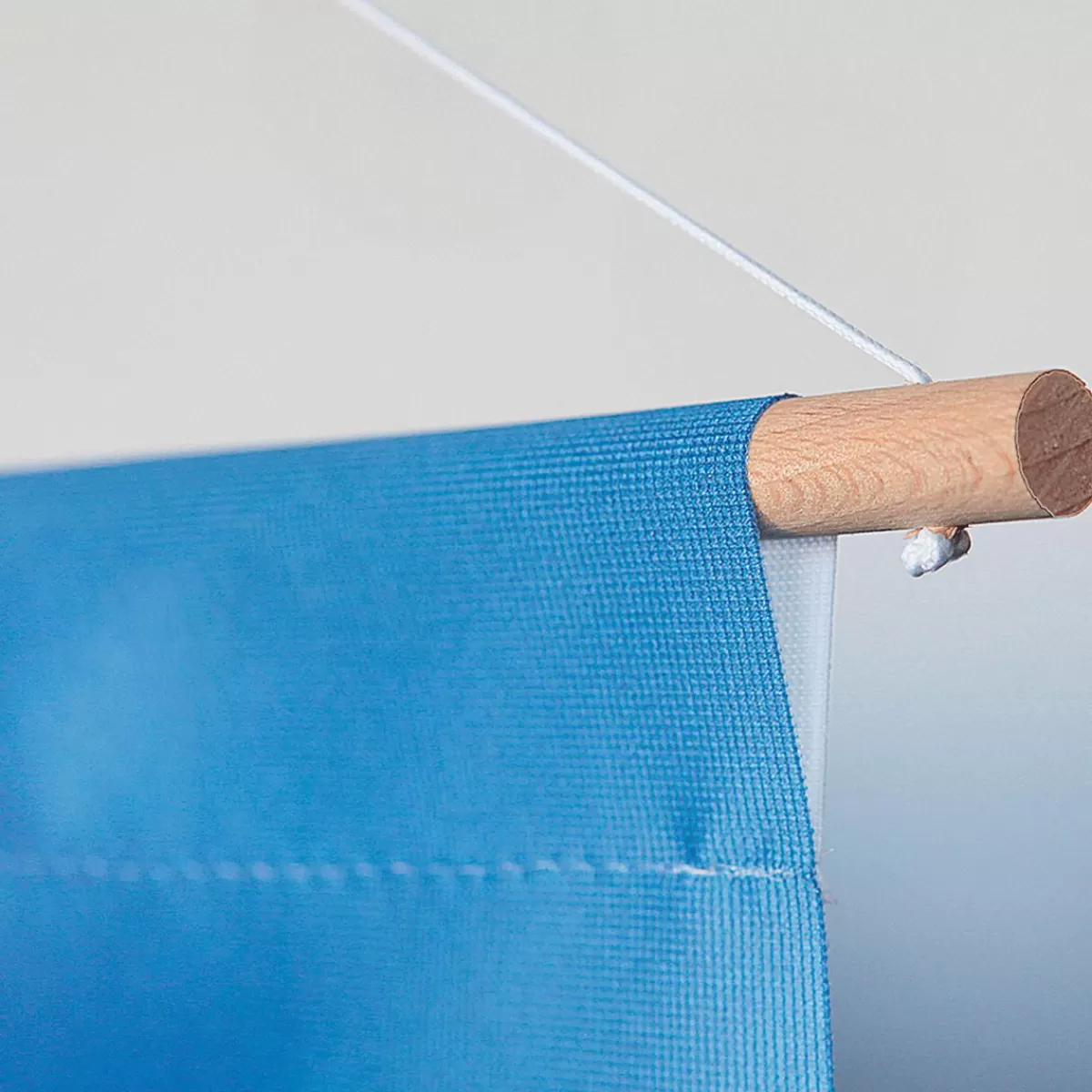 DecoWoerner Flame Retardant Fabric Banner "Straw Bale" Made Of Flag Fabric 100 X 200 Cm