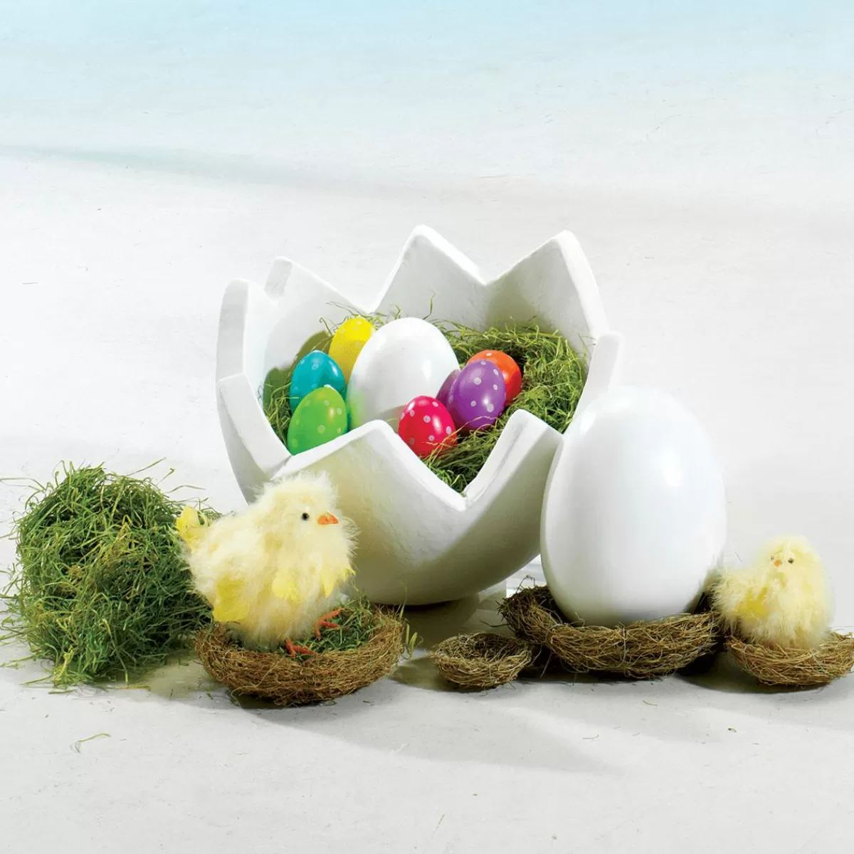 DecoWoerner Giant Decorative Easter Egg, 26 Cm,