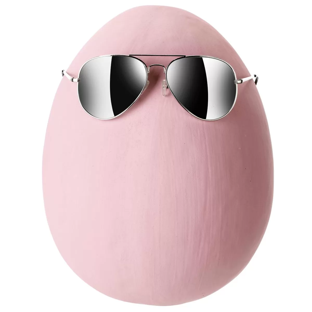 DecoWoerner Giant Decorative Easter Egg, Rose, 30 Cm