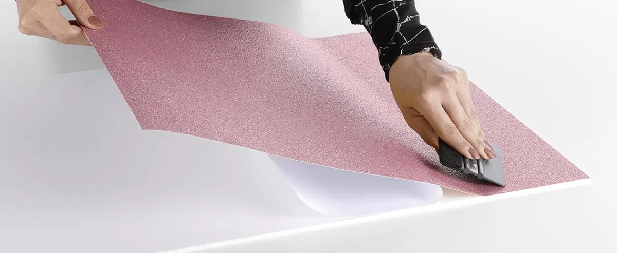 DecoWoerner Glitter Adhesive Foil 50 Cm X 5 M Roll