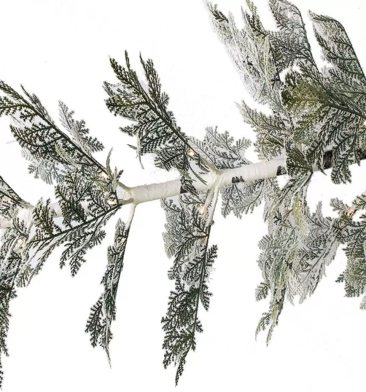 DecoWoerner Hanging Artificial Christmas Tree Cedar With Frosted Needles 300 Cm