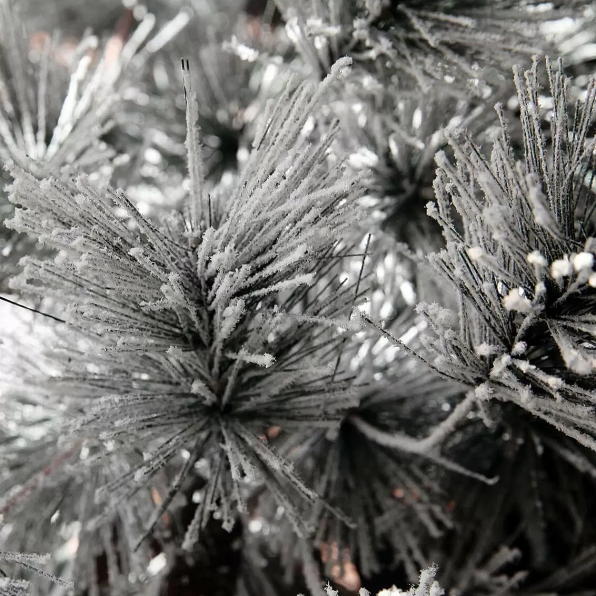 DecoWoerner Hanging Artificial Christmas Tree Pine With Frosted Needles And LED 300 Cm