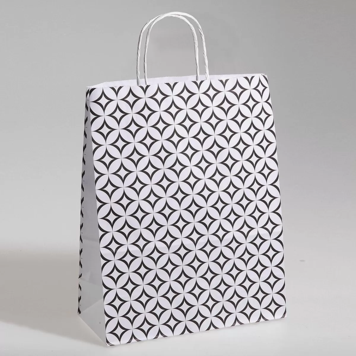 DecoWoerner Kraft Paper Bag "Ornament" 28 X 22 X 10 Cm