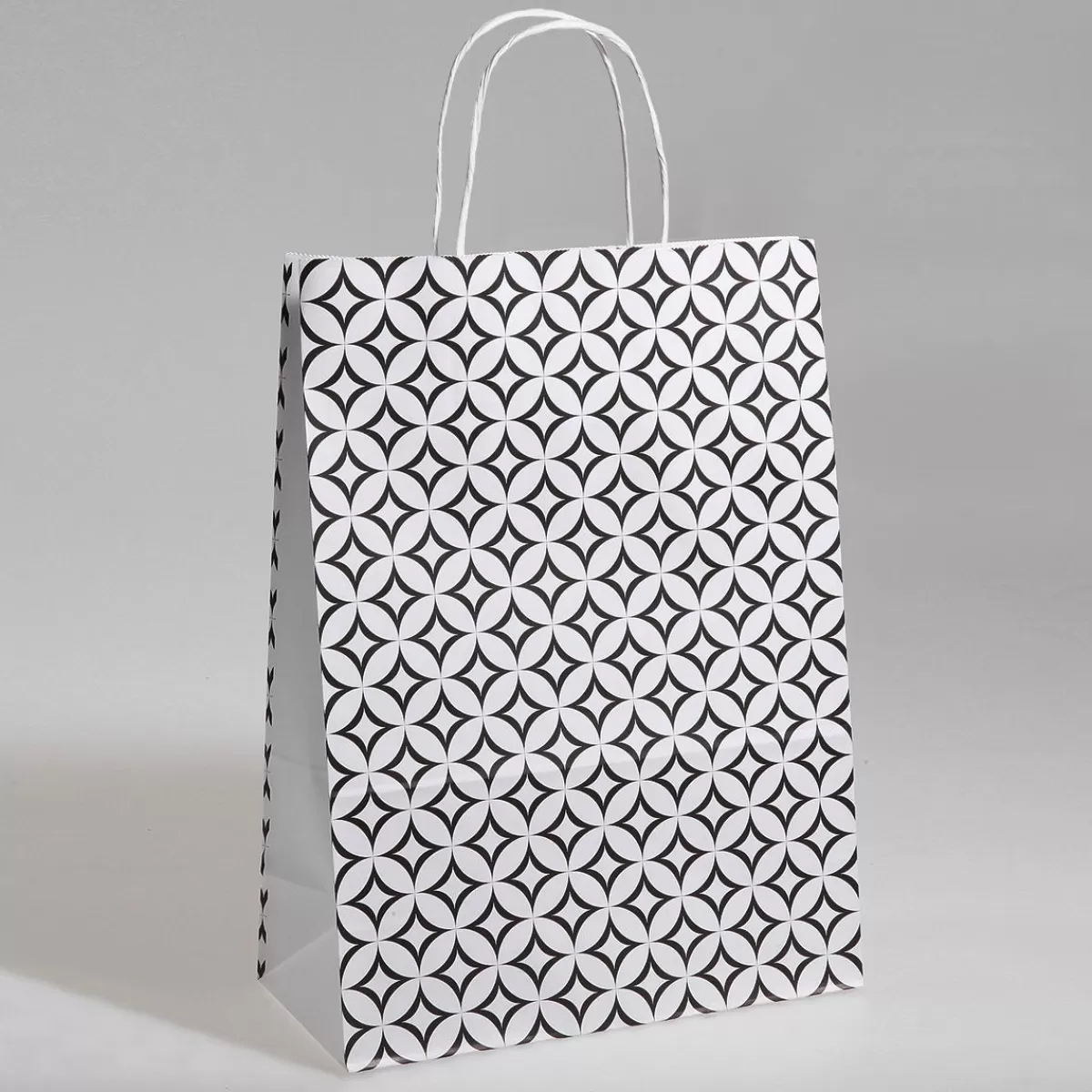 DecoWoerner Kraft Paper Bag "Ornament" 35 X 26 X 12 Cm