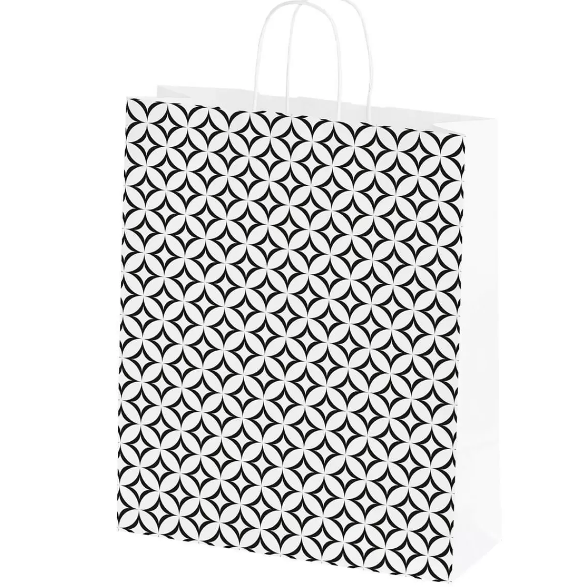 DecoWoerner Kraft Paper Bag "Ornament" 35 X 26 X 12 Cm