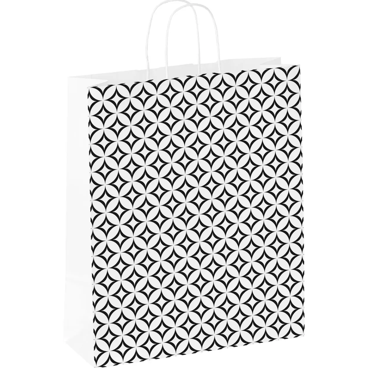 DecoWoerner Kraft Paper Bag "Ornament" 35 X 26 X 12 Cm