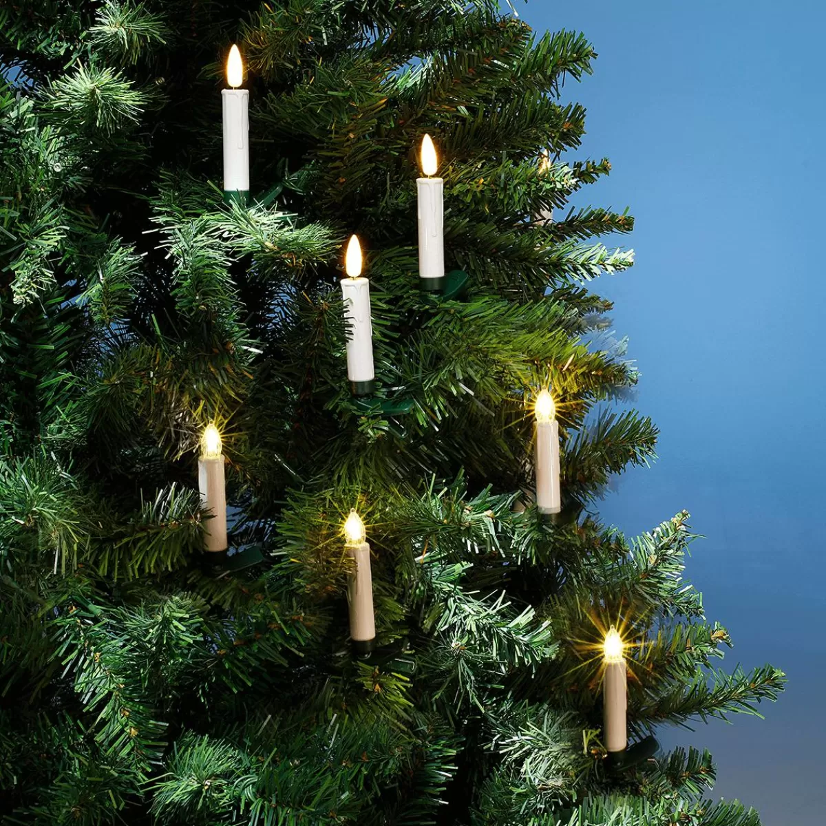 DecoWoerner LED Decoration Candles Cream/warm 10 Cm
