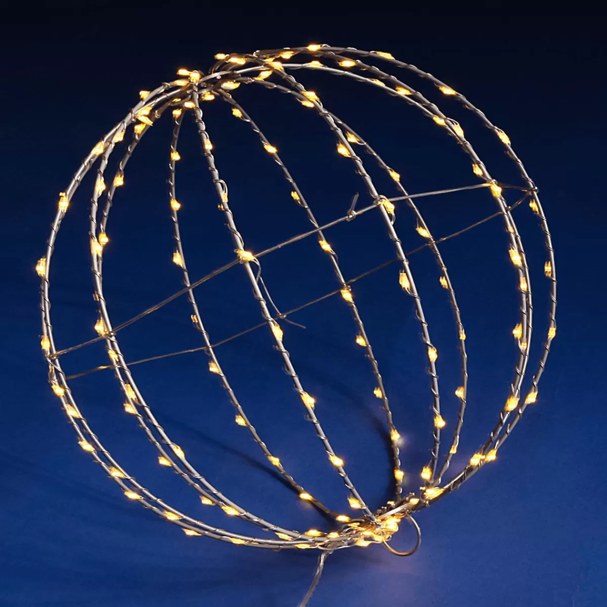 DecoWoerner LED Light Ball For Outdoor Use, LED Warm - White, Ø 30 Cm